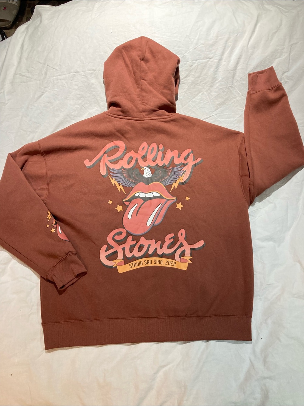 The Rolling Stones Milan, full zip up hoodie. Men’s size XL, NWT!